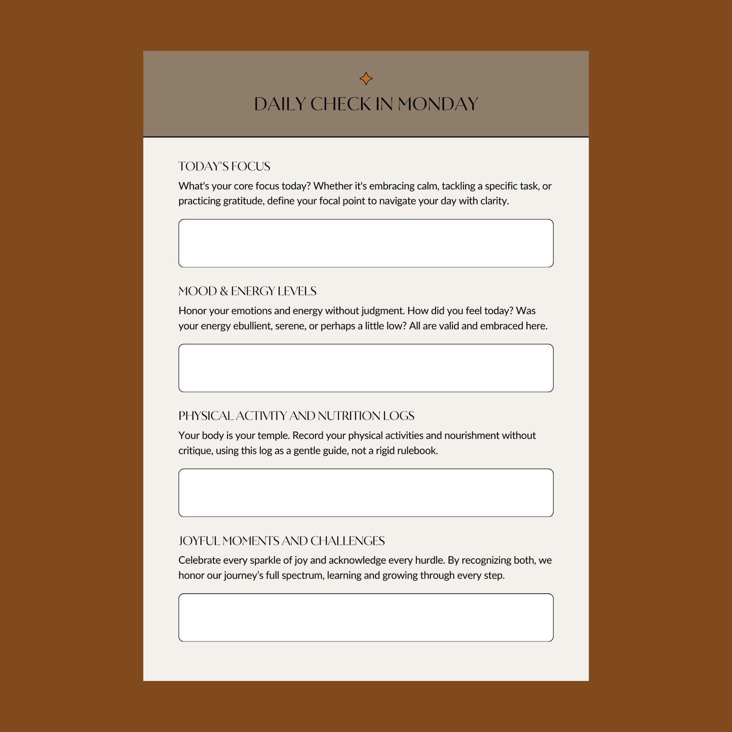 Self-Care Workbook